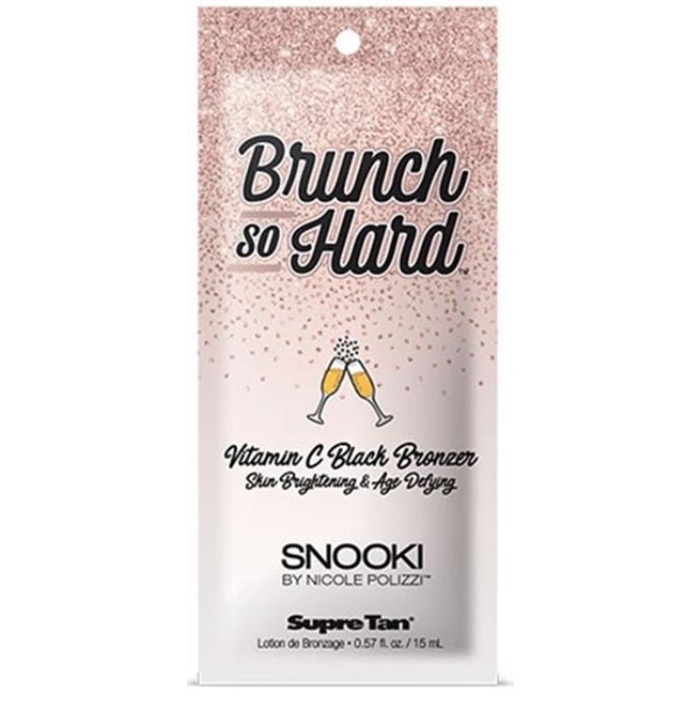 Snooki Brunch So Hard Black Bronzer - Supre Tanning Lotion - Packet