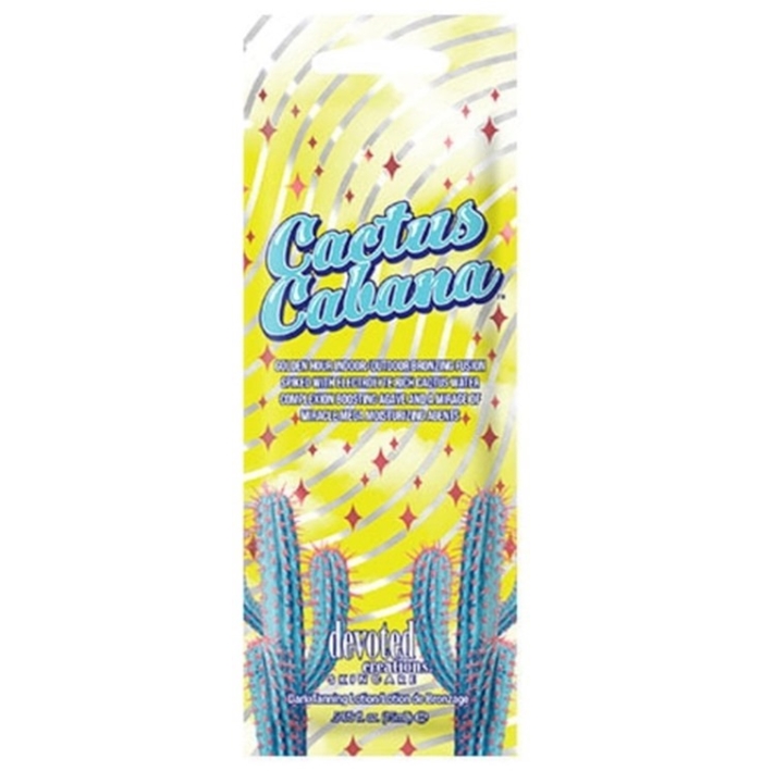 Cactus Cabana Bronzer - Devoted Creations Tanning Lotion - Packet