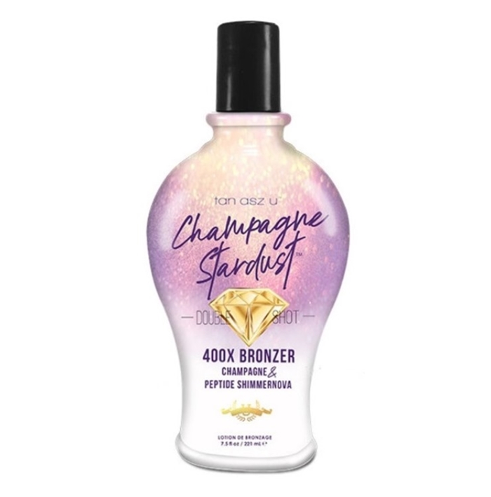 Double Shot Champagne Stardust Bronzer - Tan Inc Tanning Lotion - Btl 7.5oz