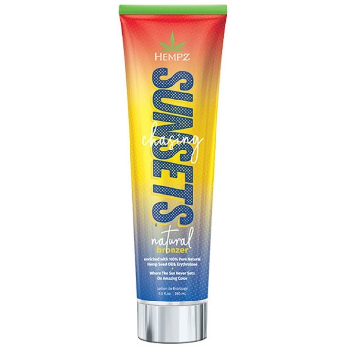 Chasing Sunset Natural Bronzer - Hempz Tanning Lotion - Bottle