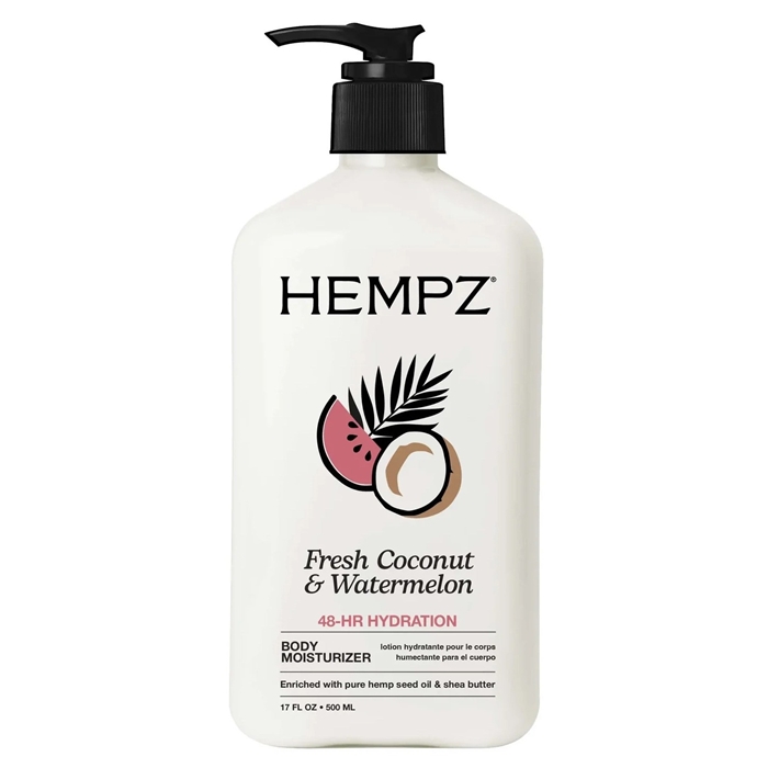COCONUT & WATERMELON MOISTURIZER - Hempz Skin Care - Bottle