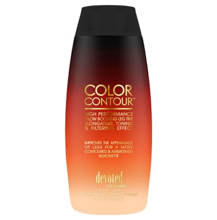 Color Contour Bronzer - Devoted Creations Tanning Lotion - Bottle