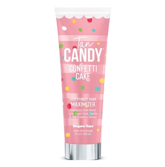 Tan Candy Confetti Cake Maximizer - Supre Tanning Lotion - Bottle