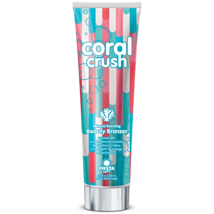 Fiesta Sun Coral Crush Boosting Bronzer Tanning Lotion - Bottle 9.5oz