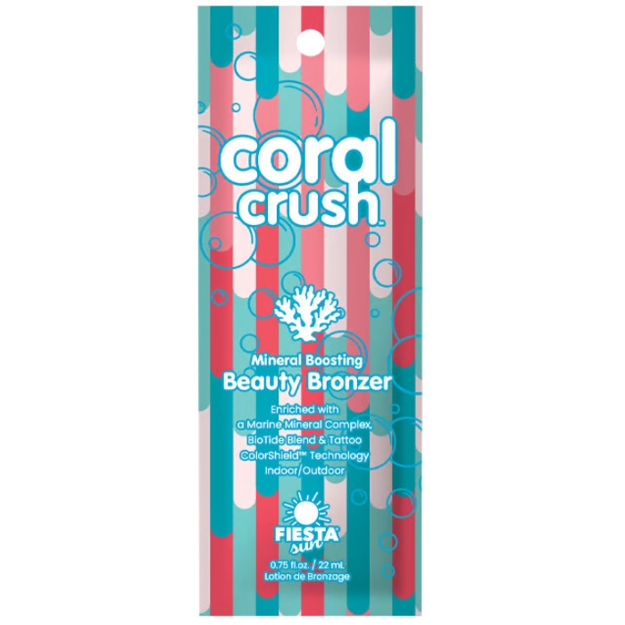 Fiesta Sun Coral Crush Boosting Bronzer Tanning Lotion - Packet