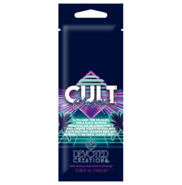 Cult Classic Bronzer - Devoted Creations Tanning Lotion - Packet