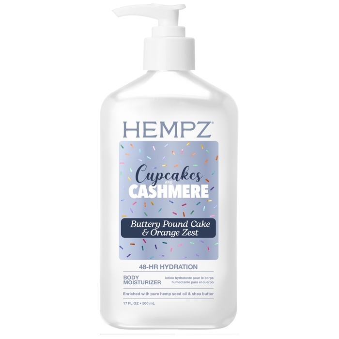 Cupcake Cashmere Moisturizer - Hempz Skin Care - Bottle 17oz Cupcake Cashmere Moisturizer - Hempz Skin Care - Bottle 17oz