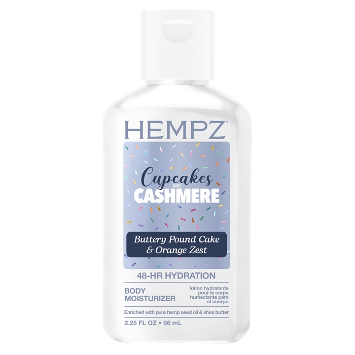 Cupcake Cashmere Moisturizer - Hempz Skin Care - Mini 2.25oz