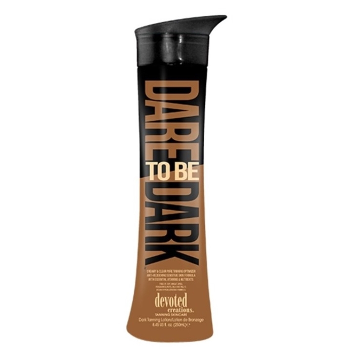Dare To Be Dark Bronzer - Devoted Creations Tanning Lotion - Bottle