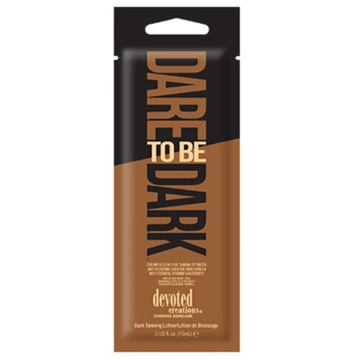 Dare To Be Dark Bronzer - Devoted Creations Tanning Lotion - Packet