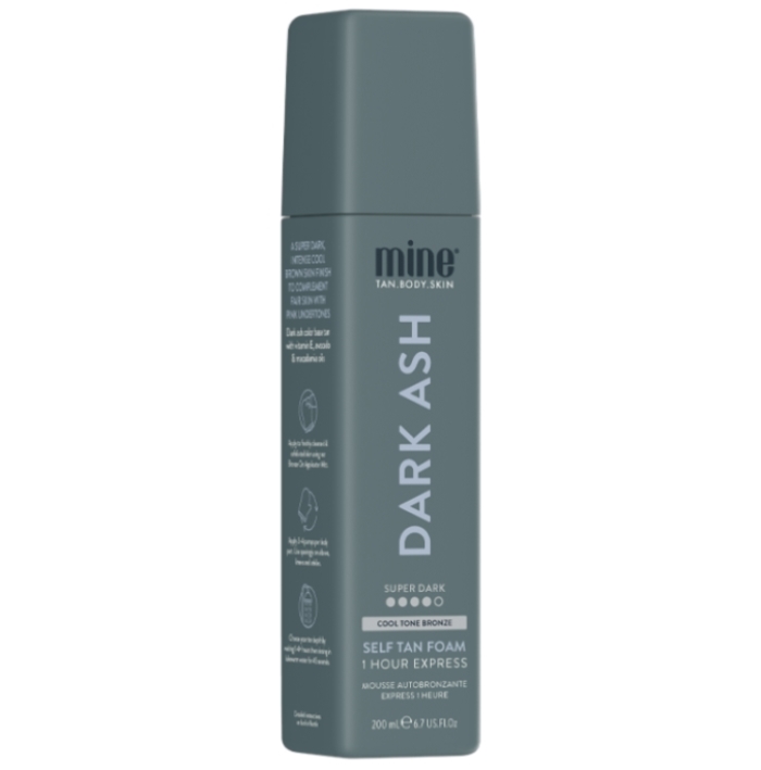 Dark Ash Self Tan Foam By Minetan - Bottle