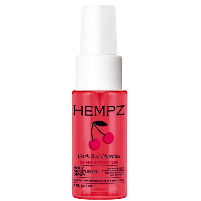 Dark Red Cherries Spray On Moisturizer - Hempz Skin Care - Mini 1.0oz