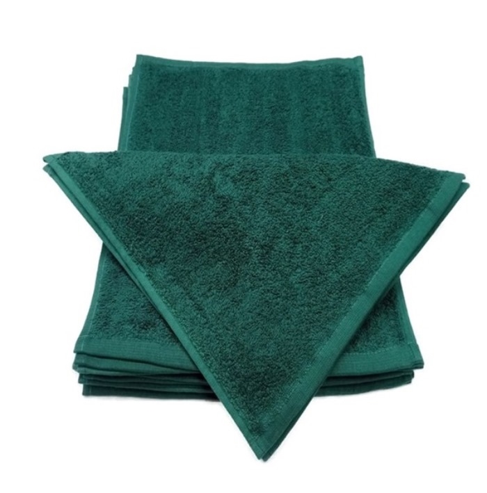 Dark Green Bleach Safe Salon Towels - Dozen