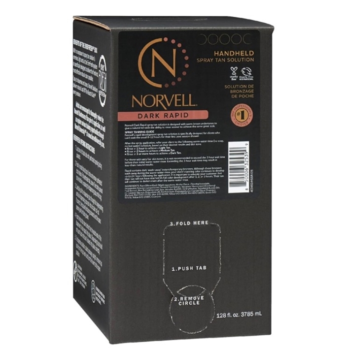 One Hour Dark Rapid - Norvell Spray Tan Solution - 128oz