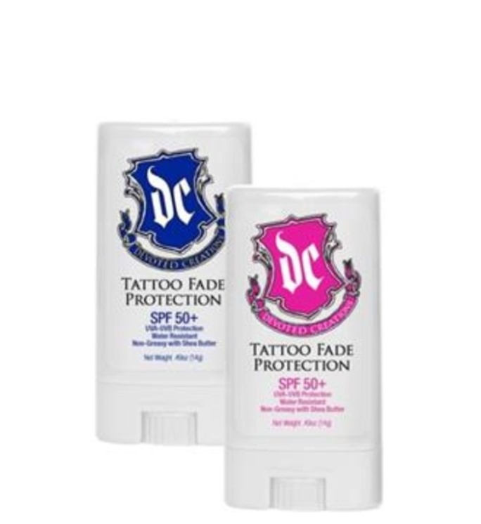 DC SPF 50 Tattoo Stick - Buy 1 Get 1 FREE - Devoted Creations Skin and Body Care DC SPF 50 Tattoo Stick - Buy 1 Get 1 FREE - Devoted Creations Skin and Body Care