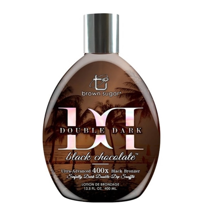 Double Dark Black Chocolate Bronzer - Tan Inc Tanning Lotion - Bottle 13.5oz