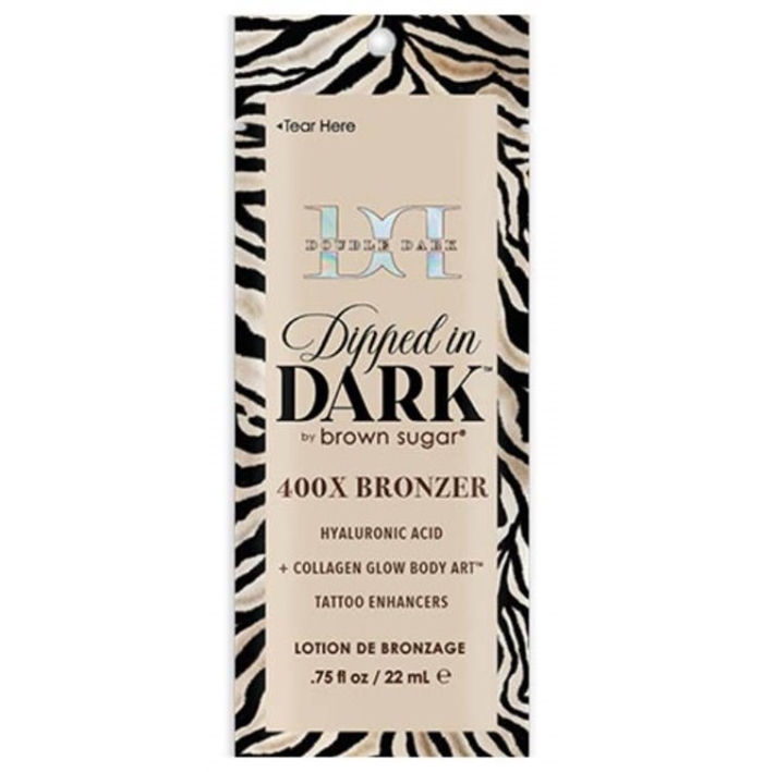 Double Dark Dipped in Dark Bronzer - Tan Inc Tanning Lotion - Packet