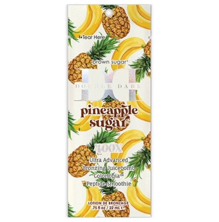 Double Dark Chocolate Pineapple Sugar Bronzer - Tan Inc Tanning Lotion - Packet