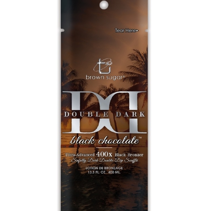 Double Dark Black Chocolate Bronzer - Tan Inc Tanning Lotion - Packet
