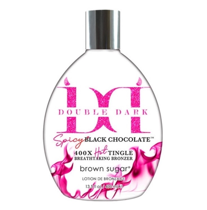 Double Dark Spicy Black Chocolate Tingle Bronzer - Tan Inc Tanning Lotion - Btl 13.5oz
