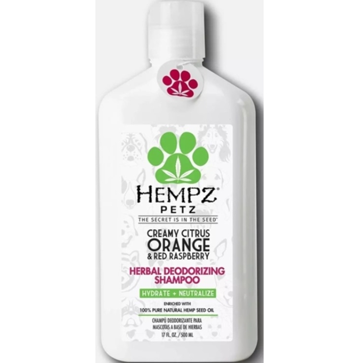 PETZ - Deodorizing Shampoo Citrus Orange & Red Raspberry By Hempz - Bottle