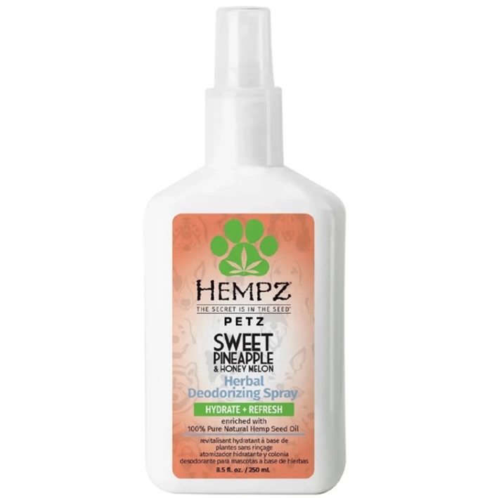 PETZ - Deodorizing Spray Sweet Pineapple & Honey Melon By Hempz - Bottle
