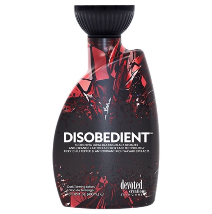 Disobedient Tingle Bronzer - Devoted Creations Tanning Lotion - Bottle