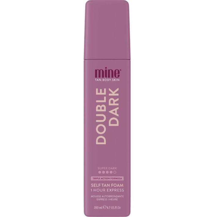 Double Dark Self Tan Mousse By Minetan - Bottle