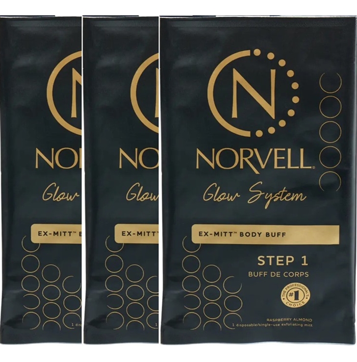 Exfoliating Mitt - 3 Count - Skin Care By Norvell