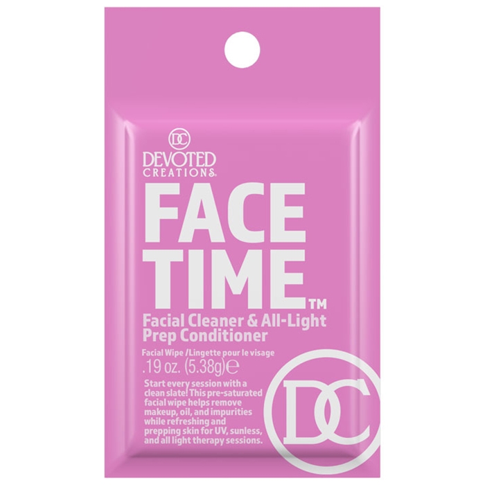 Devoted Creations Face Time Cleansing Towelette 3 Ct - Display