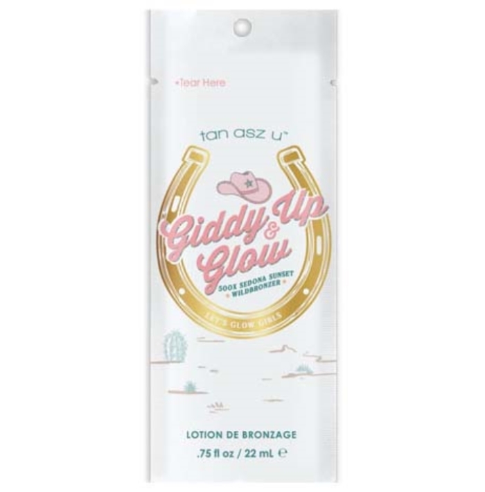Giddy Up and Glow Bronzer - Tan Inc Tanning Lotion - Packet
