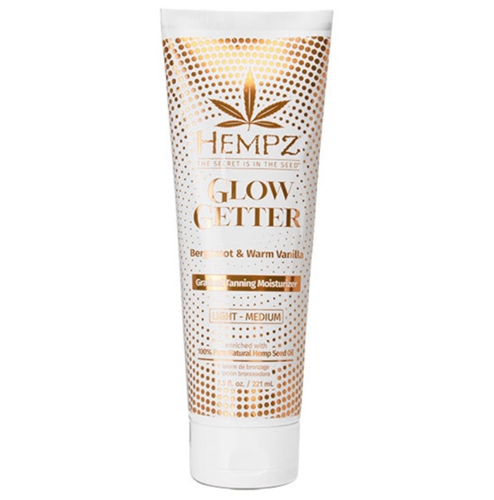 Glow Getter Gradual Self Tanning Moisturizer Medium/Dark - Hempz Skin Care - Bottle