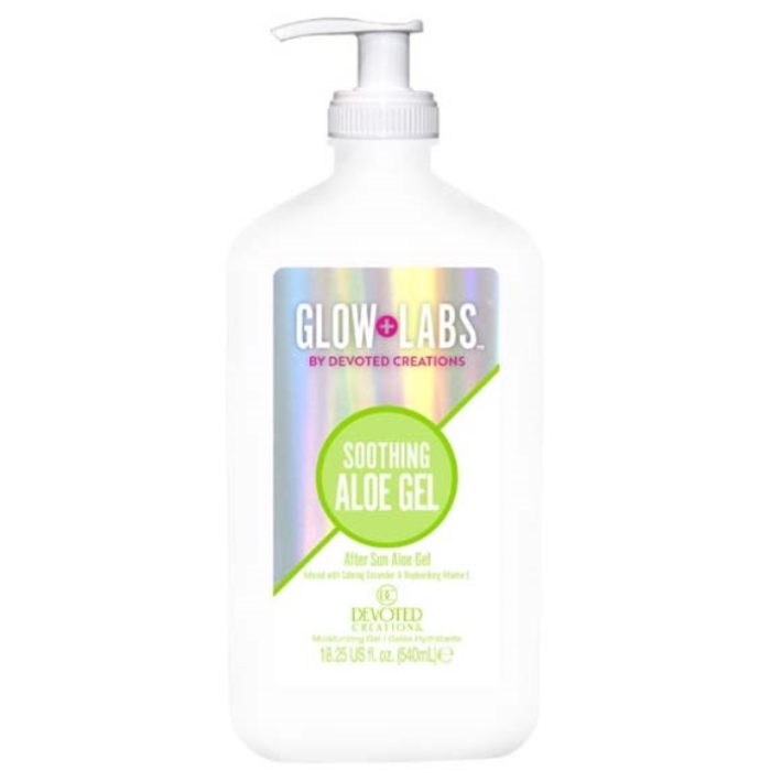 Glow Labs Soothing Aloe Body Moisturizer - Devoted Creations Skin Care - Bottle