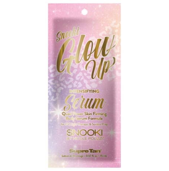 Snooki Glow Up Bronzer - Supre Tanning Lotion - Packet