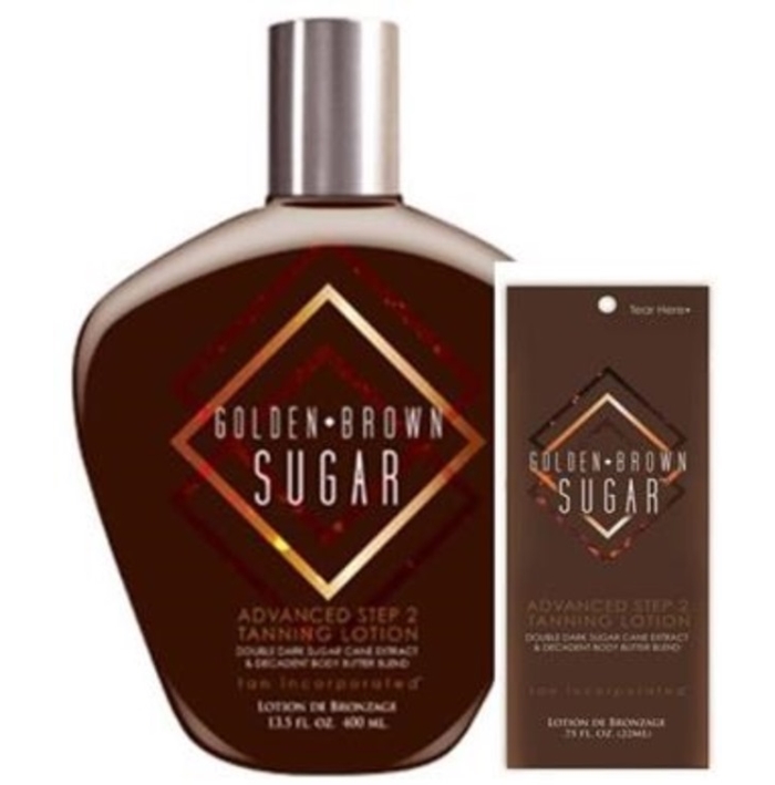 Golden Brown Sugar - Tan Inc Tanning Lotion - Buy 1 Btl Get 1 Pkt FREE