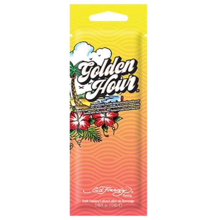 Golden Hour Bronzer - Ed Hardy Tanning Lotion - Packet