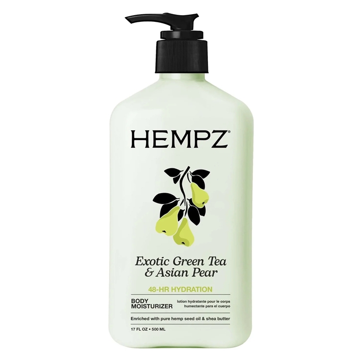 EXOTIC GREEN TEA & PEAR MOISTURIZER - Hempz Skin Care - Bottle
