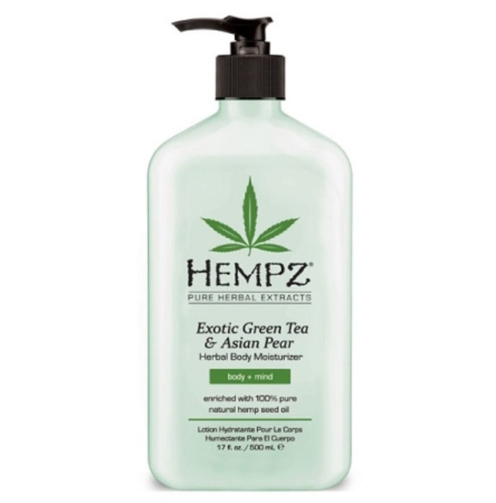 EXOTIC GREEN TEA & PEAR MOISTURIZER - Hempz Skin Care - Bottle