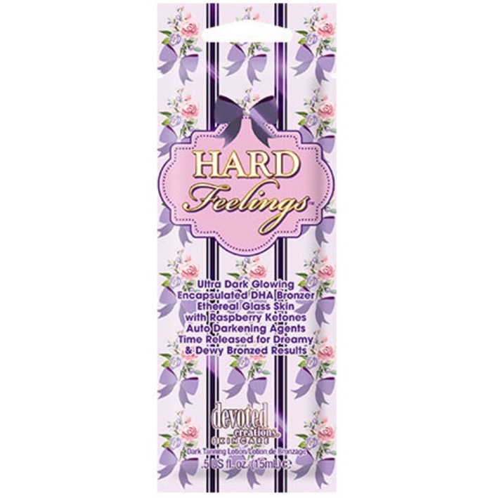 Hard Feelings Bronzer - Devoted Creations Tanning Lotion - Packet
