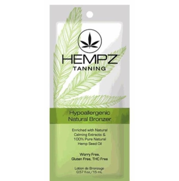 Hypoallergenic Natural Bronzer - Hempz Tanning Lotion - Packet