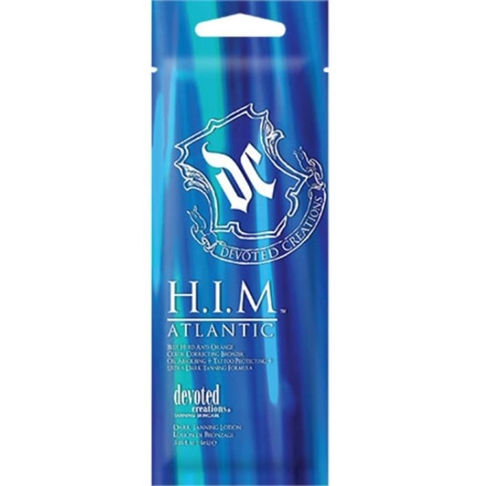Him Atlantic Bronzer - Devoted Creations Tanning Lotion - Packet