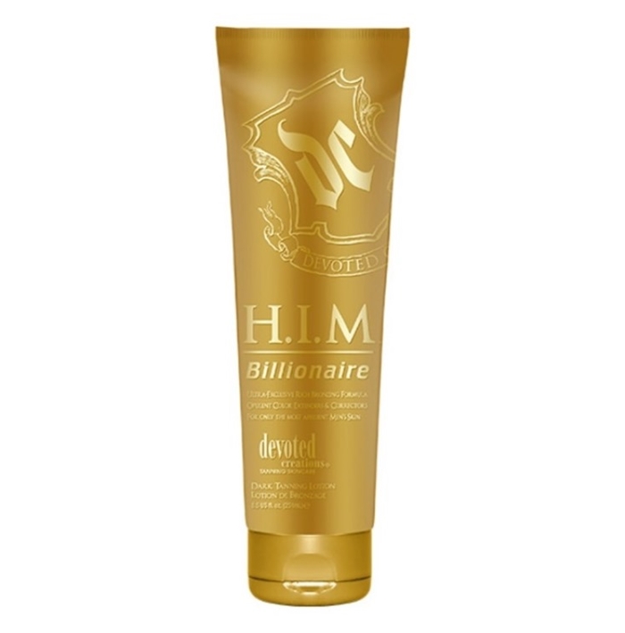 Him Billionaire Bronzer - Devoted Creations Tanning Lotion - Bottle