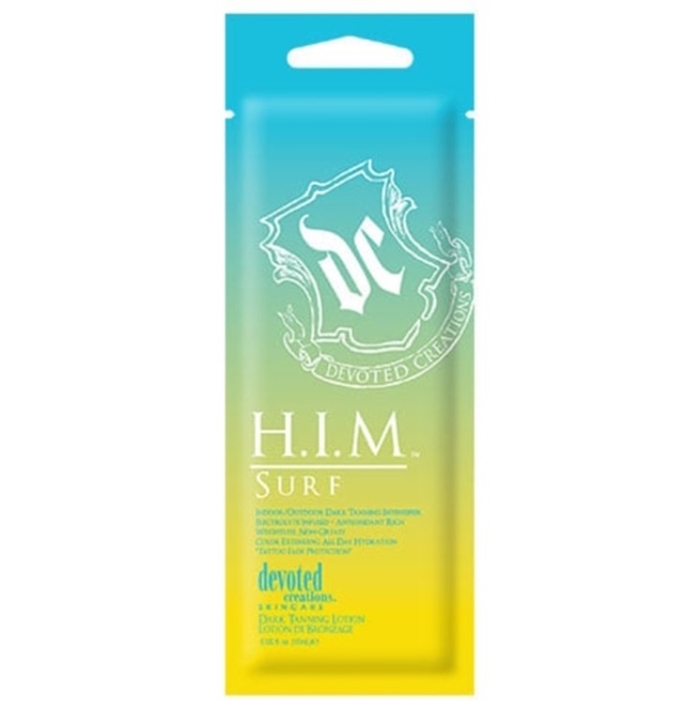 Him Surf Intensifier - Devoted Creations Tanning Lotion - Packet