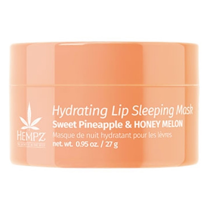 Sweet Pineapple Hydrating Lip Sleeping Mask Hempz Skin and Body Care - Jar