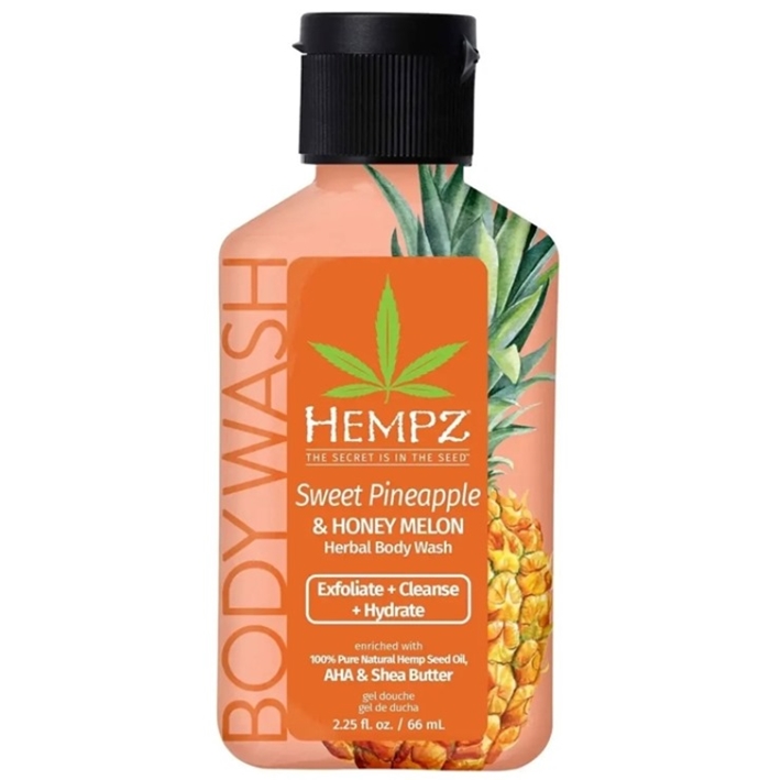 SWETT PINEAPPLE & HONEY MELON Body Wash Hempz Skin and Body Care - Mini 2.25oz