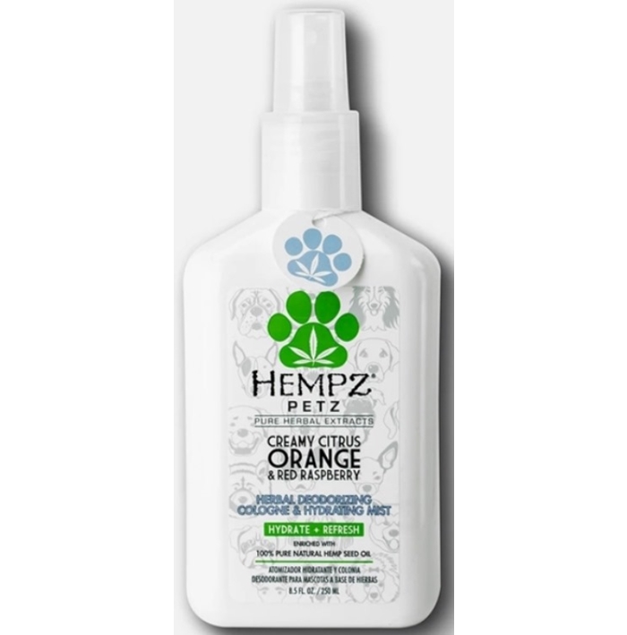 PETZ - Deodorizing Spray Citrus Orange & Red Raspberry By Hempz - Bottle