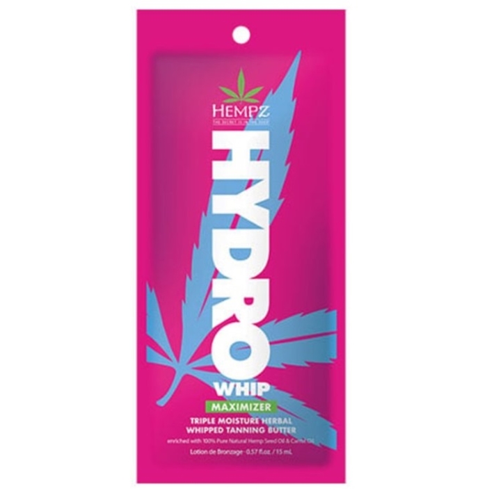 HydroWhip Triple Moist Maximizer - Hempz Tanning Lotion - Packet
