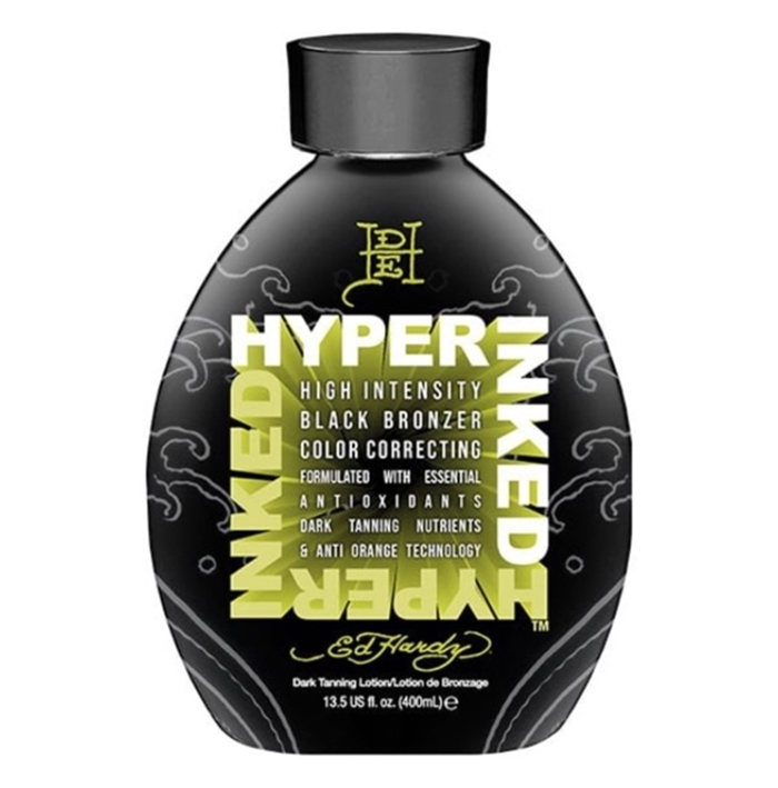 Hyper Inked Bronzer - Ed Hardy Tanning Lotion - Bottle