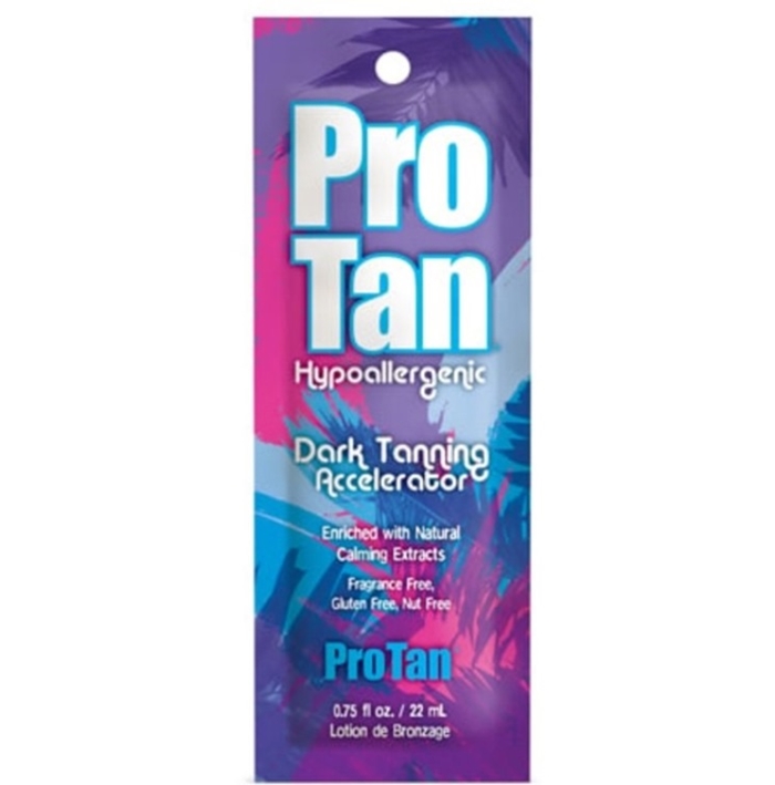 Hypoallergenic Dark Tan Accelerator - ProTan Tanning Lotion - Packet