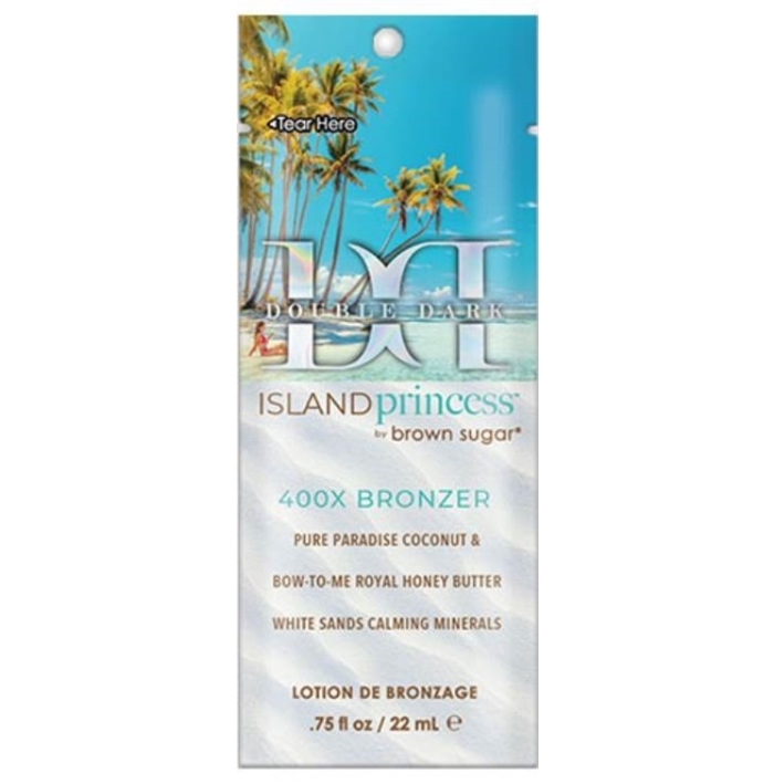 Double Dark Island Princess Bronzer - Tan Inc Tanning Lotion - Packet